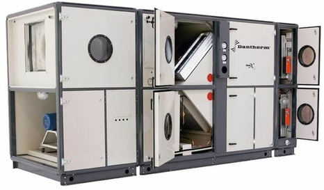 Приточно-вытяжная установка с рекуператором и тепловым насосом Dantherm DanX 510 XWPS